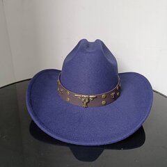 Rose Cowboy Hat Western Cowboy Hat Miesten ja Naisten Jazz Cowboy Hattu Leveälierisellä Nahalla Cloche Church Sombrero Hombre Hat hinta ja tiedot | Miesten hatut, huivit ja käsineet | hobbyhall.fi