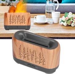 Heartbeat Chart Flame Aromaterapiakone Ilmankostutin Liekki Kostutin Eteerinen Oil Diffusori 5V 1A hinta ja tiedot | Ilmankostuttimet | hobbyhall.fi