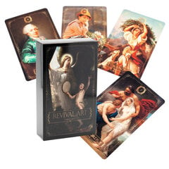 Art Revival -tarot-kortit, kortin koko 12x7cm, Waite System -kortit, ei ohjekirjaa hinta ja tiedot | Lautapelit ja älypelit | hobbyhall.fi