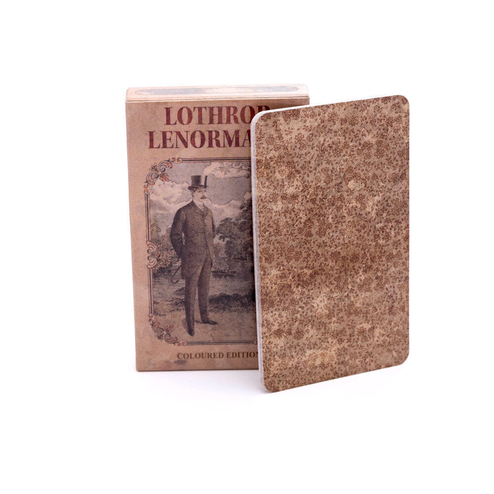 Lothrop Lenormand, kortin koko 10,2x6cm, ei opaskirjaa, lenormand-kortti, oraakkelin ennustamisen tarotharjoitus hinta ja tiedot | Lautapelit ja älypelit | hobbyhall.fi