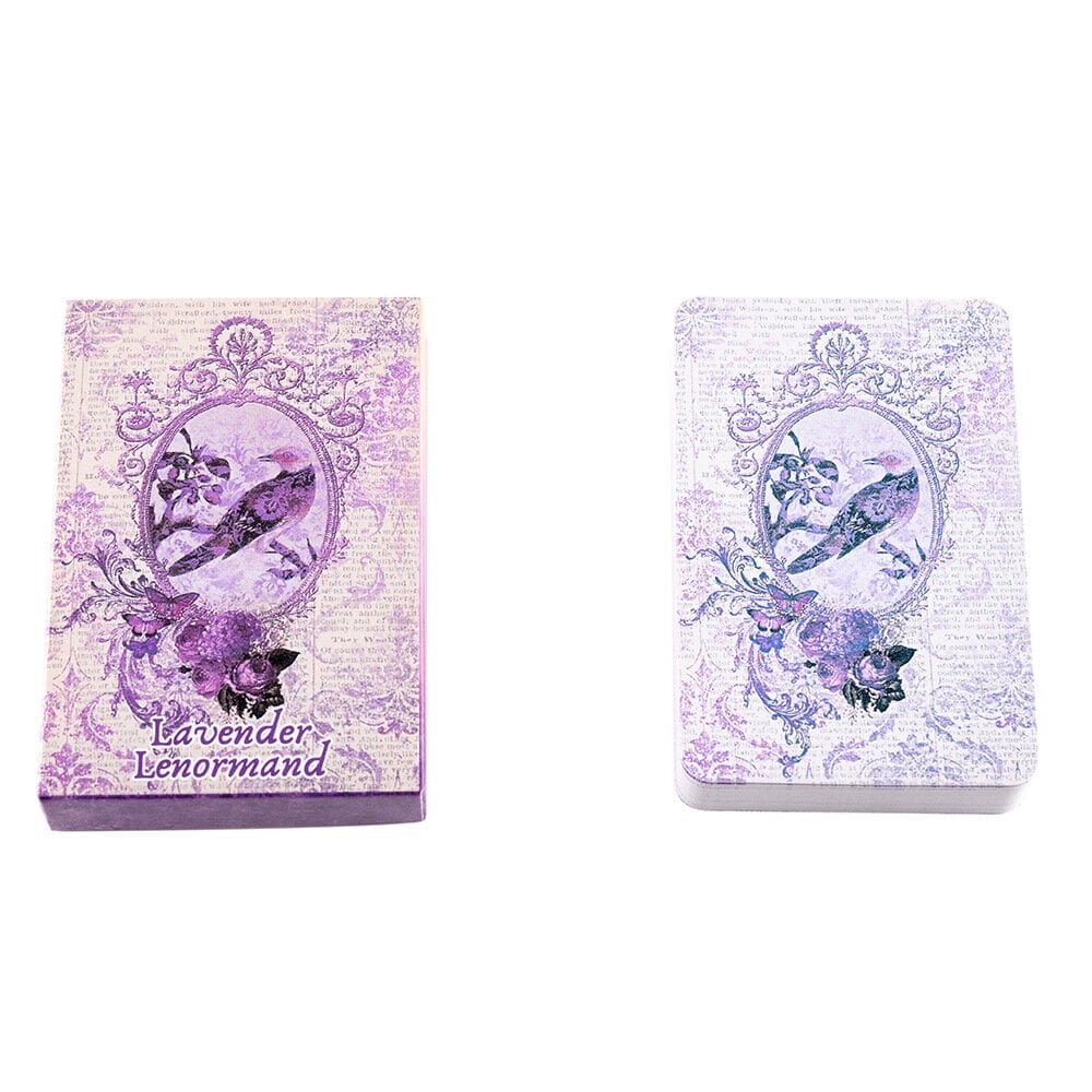 Laventeli Lenormand, kortin koko 8,8x6cm, ohjaamaton, lenormand kortti, oraakkelin ennustamisen tarotharjoitus hinta ja tiedot | Lautapelit ja älypelit | hobbyhall.fi