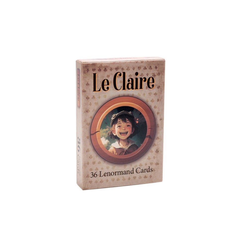 Le Claire Lenormand, kortin koko 8,8x6cm, ohjaamaton, lenormand-kortti, oraakkelin ennustamisen tarotharjoitus hinta ja tiedot | Lautapelit ja älypelit | hobbyhall.fi