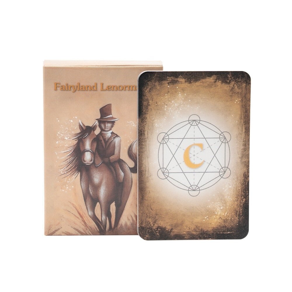 Fairyland-lenormand, kortin koko 8,8x6cm, yksinkertainen opas, lenormand-kortti, oraakkelin ennustaminen hinta ja tiedot | Lautapelit ja älypelit | hobbyhall.fi