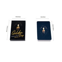 Golden Deep Lenormand, kortin koko 8,8x6cm, opaskorteilla, lenormand-kortti, harjoitustarot hinta ja tiedot | Lautapelit ja älypelit | hobbyhall.fi