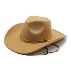 cowboy lippalakit miehille cowgirl country hattu western tarvikkeet juhla jazz brittiläinen kuppi hattu luksusnainen Panama fedora hinta ja tiedot | Miesten hatut, huivit ja käsineet | hobbyhall.fi