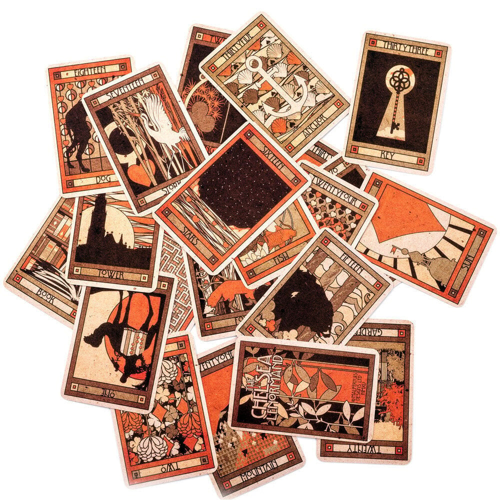 Chelsea Lenormand, kortin koko 8,8x6cm, ei opaskirjaa, lenormand-kortti, harjoitusoraakkelin ennustamispakka hinta ja tiedot | Lautapelit ja älypelit | hobbyhall.fi