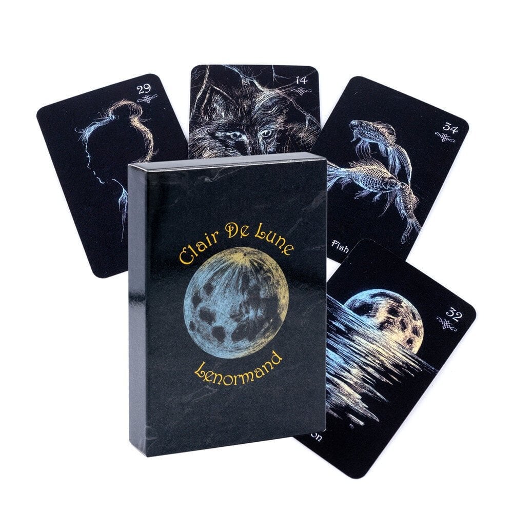 Lenormand oraakkelin ennustamiskortti kortin koko 8,8x6cm ei opaskirjaa tarot harjoittelua hinta ja tiedot | Lautapelit ja älypelit | hobbyhall.fi