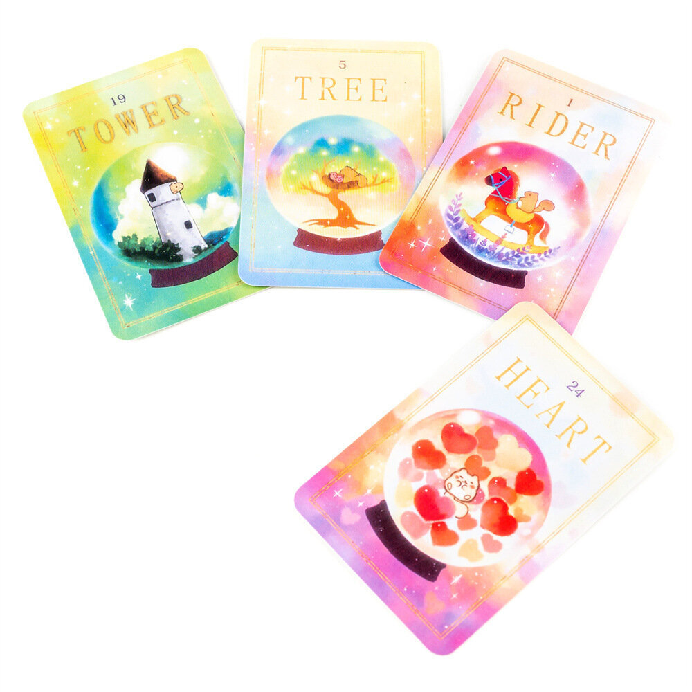 Pullea orava Lenormand, kortin koko 8,8x6cm, yksinkertaisilla opaskorteilla, lenormand-kortti, oraakkeliharjoitus, tarot-ennustus hinta ja tiedot | Lautapelit ja älypelit | hobbyhall.fi