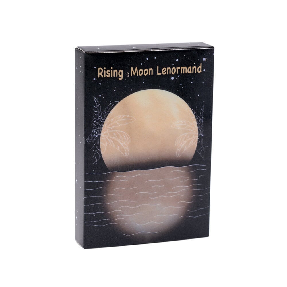 Crescent moon lenormand kortin koko 8,8x6 cm yksinkertaisilla opaskorteilla lenormand kortti oraakkeli ennustaminen tarot harjoitus hinta ja tiedot | Lautapelit ja älypelit | hobbyhall.fi