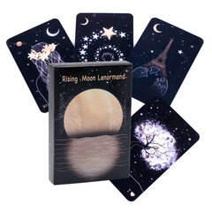 Crescent moon lenormand kortin koko 8,8x6 cm yksinkertaisilla opaskorteilla lenormand kortti oraakkeli ennustaminen tarot harjoitus hinta ja tiedot | Lautapelit ja älypelit | hobbyhall.fi