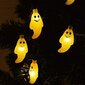 Ulkona käytettävät aurinkolamput, Halloween Ghost Lights 3M 20 LED vedenpitävät aurinkokummitusvalot (lämmin) hinta ja tiedot | Jouluvalot | hobbyhall.fi