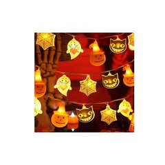 Halloween-lepakkovalot, kurpitsalepakkokoristevalot, 20 LED-halloween-koristevalot, valonauhat, tyyli 1-10 hinta ja tiedot | Jouluvalot | hobbyhall.fi