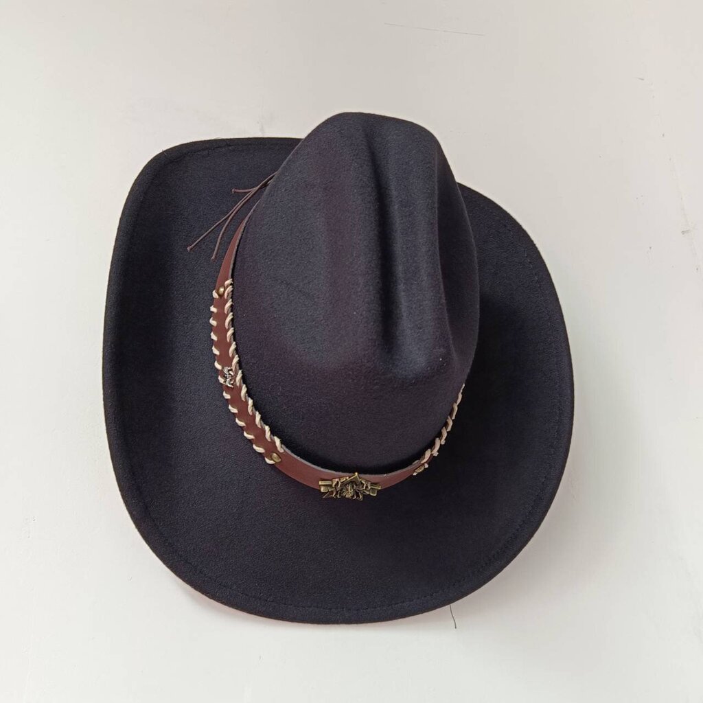 9cm leveälierinen Western Cowboy hattu miehille vintage Fascinator Cowgirl jazz hattu Cloche kirkko lippalakit Sombrero Hombre hinta ja tiedot | Miesten hatut, huivit ja käsineet | hobbyhall.fi