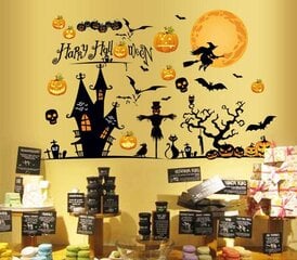 Irrotettavat Halloween-seinätarrat Lasi-ikkunatarrat hinta ja tiedot | Koristeet ja tarrat | hobbyhall.fi