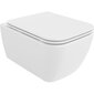 Mexen Stella Rimless WC, hitaasti sulkeutuva ohut istuin, Duroplast, valkoinen - 30680900 hinta ja tiedot | WC-istuimet | hobbyhall.fi