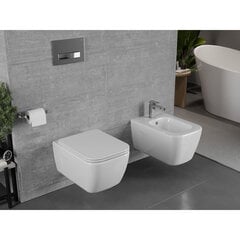 Mexen Margo Rimless WC, hitaasti sulkeutuva ohut istuin, Duroplast, valkoinen - 30420900 hinta ja tiedot | WC-istuimet | hobbyhall.fi