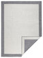 Northrugs matto Twin Panama Grey Cream, 80x250 cm hinta ja tiedot | Isot matot | hobbyhall.fi