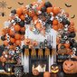 Halloween-ilmapallokaarisetti, Halloween-ilmapallojuhlien taustakoriste, alumiinikalvolateksiilmapallo hinta ja tiedot | Juhlakoristeet | hobbyhall.fi