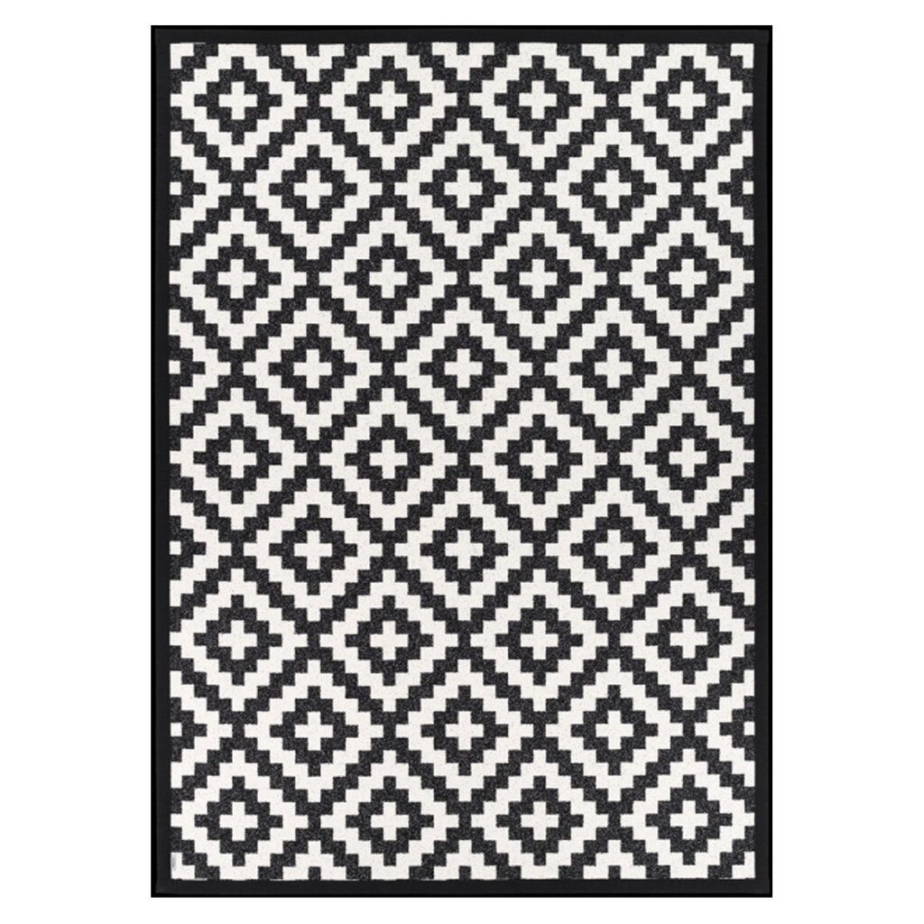 Narma Viki -smartWeave® bukleematto, kaksipuolinen, musta, 80 x 250 cm hinta ja tiedot | Isot matot | hobbyhall.fi