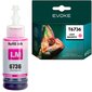 Mustepullot Epson T6735 vaalea magenta, 70 ml, 6500 sivua, yhteensopiva L800 L805 L810 L850 L1800 kanssa. hinta ja tiedot | Mustekasetit | hobbyhall.fi