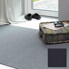 Narma Limo -flatWeave™ sileäksi kudottu matto, musta, 80 x 250 cm hinta ja tiedot | Isot matot | hobbyhall.fi