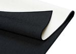 Narma Limo -flatWeave™ sileäksi kudottu matto, musta, 80 x 300 cm