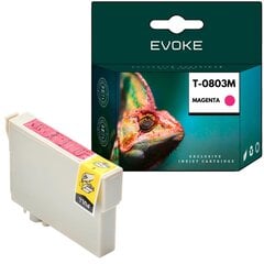 Epson 803 magenta värikasetti , 14 ml , 470 sivua , C13T08034010 / T0803 , yhteensopiva PX660 R285 RX585 PX710 kanssa. hinta ja tiedot | Mustekasetit | hobbyhall.fi