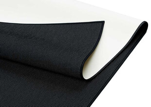 Narma Limo -flatWeave™ sileäksi kudottu matto, musta, 100 x 160 cm hinta ja tiedot | Isot matot | hobbyhall.fi