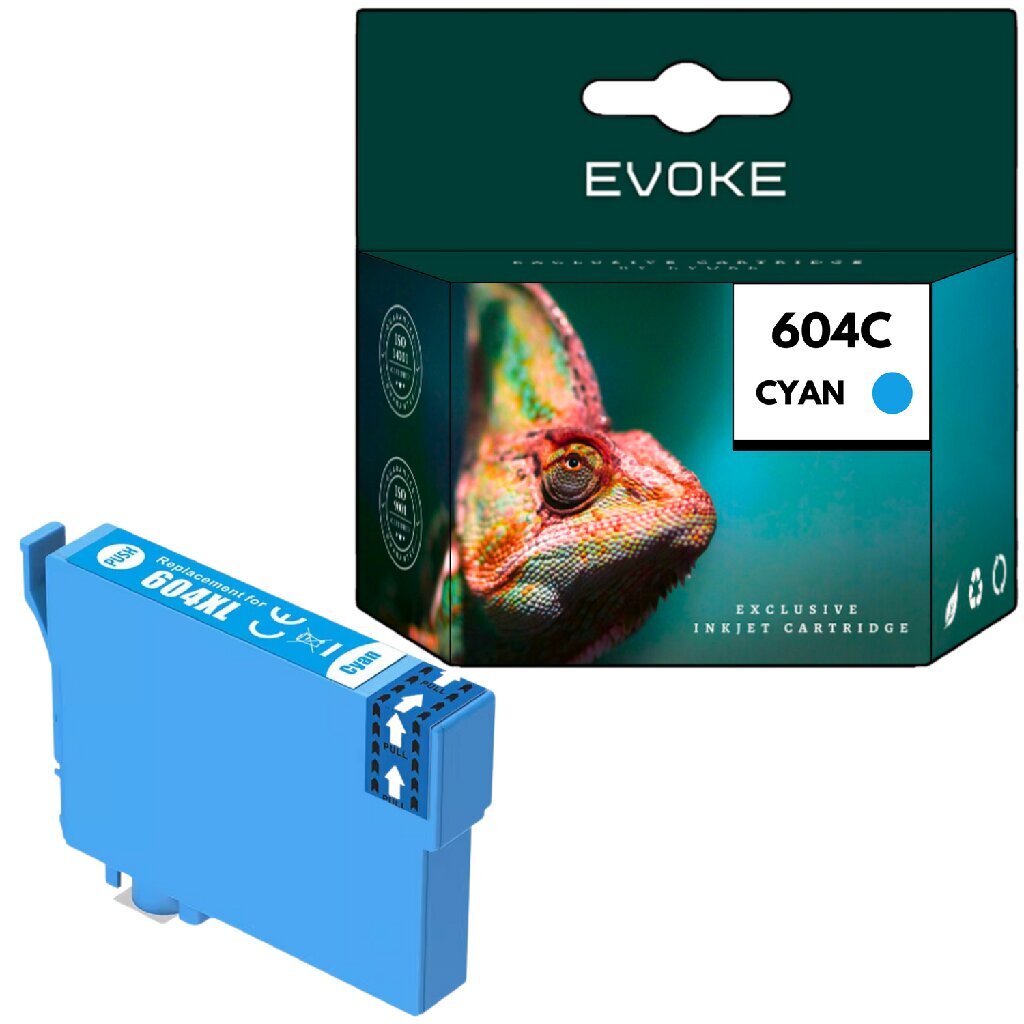 Epson 604XC syaani tulostinmustekasetti , 9 ml , 780 sivua , C13T10H24010 / 604XL , yhteensopiva XP-2200 XP-2205 XP-3200 XP-3205 XP-4200 XP-4205 XP-4200 XP-4205 XP-4205 kanssa. hinta ja tiedot | Mustekasetit | hobbyhall.fi