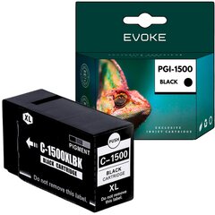 Canon tulostin värikasetti PGI1500 musta , 1200 sivua , PGI 1500 , yhteensopiva MAXIFY MB2755 MB2755 MB2000 MB2750 MB2150 MB2155 kanssa. hinta ja tiedot | Mustekasetit | hobbyhall.fi