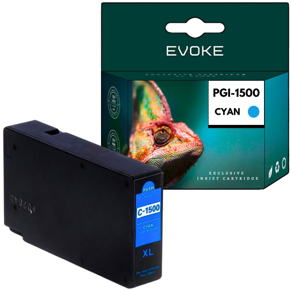 Canon PGI1500 syaaninvärikasetti , 800 sivua , PGI 1500 , yhteensopiva MAXIFY MB2755 MB2000 MB2750 MB2150 MB2155 MB2155 MB2155 kanssa hinta ja tiedot | Mustekasetit | hobbyhall.fi