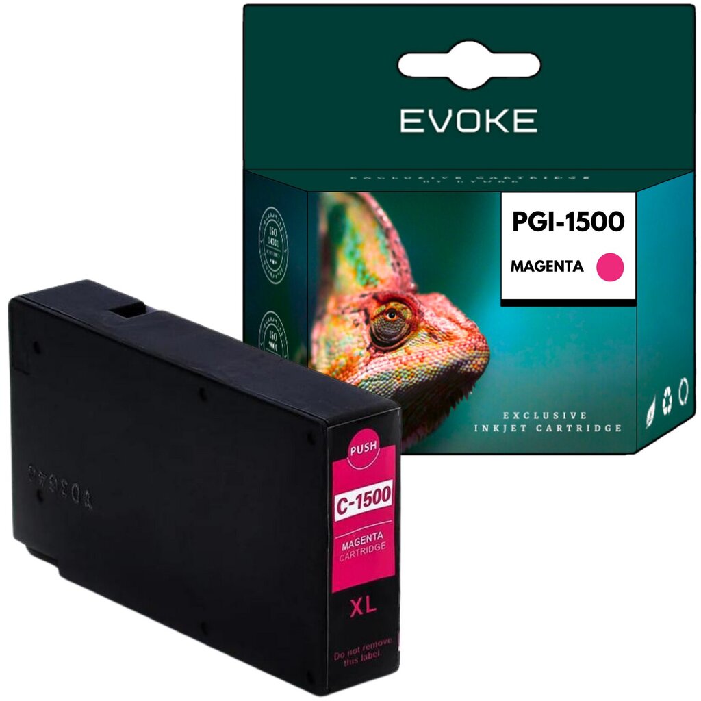 Canon PGI1500 magenta värikasetti , 800 sivua , PGI 1500 , yhteensopiva MAXIFY MB2755 MB2000 MB2750 MB2150 MB2155 MB2155 MB2155 kanssa. hinta ja tiedot | Mustekasetit | hobbyhall.fi