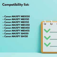 Canon tulostimen mustekasetti PGI2500 musta , 2500 sivua , PGI 2500 , yhteensopiva MAXIFY MB5050 MB5150 MB5350 MB5350 MB5450 iB4050 kanssa. hinta ja tiedot | Mustekasetit | hobbyhall.fi