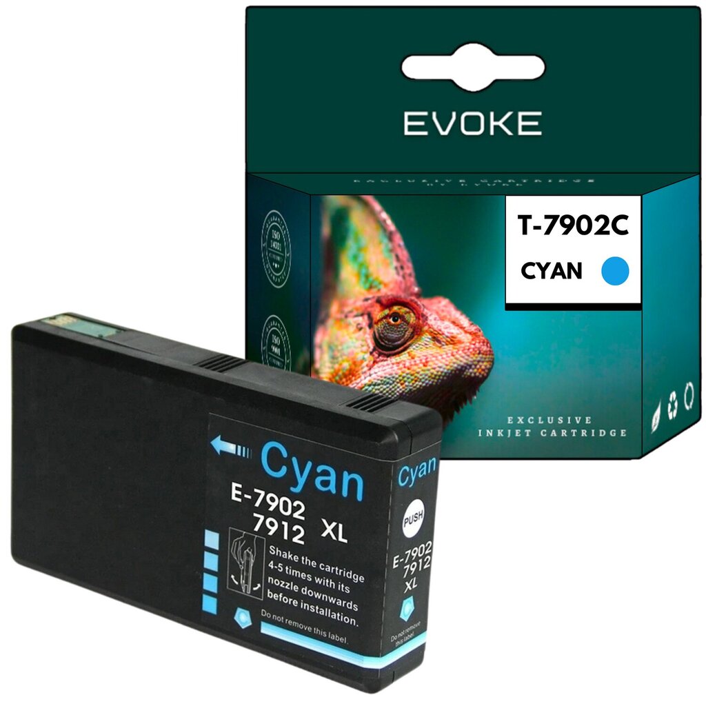 Epson T7902 syaani tulostinmustekasetti , 25 ml , 2000 sivua , C13T7909024010 , yhteensopiva WorkForce Pro WF4630 WF4640 WF5110 WF5190 WF5690 kanssa. hinta ja tiedot | Mustekasetit | hobbyhall.fi