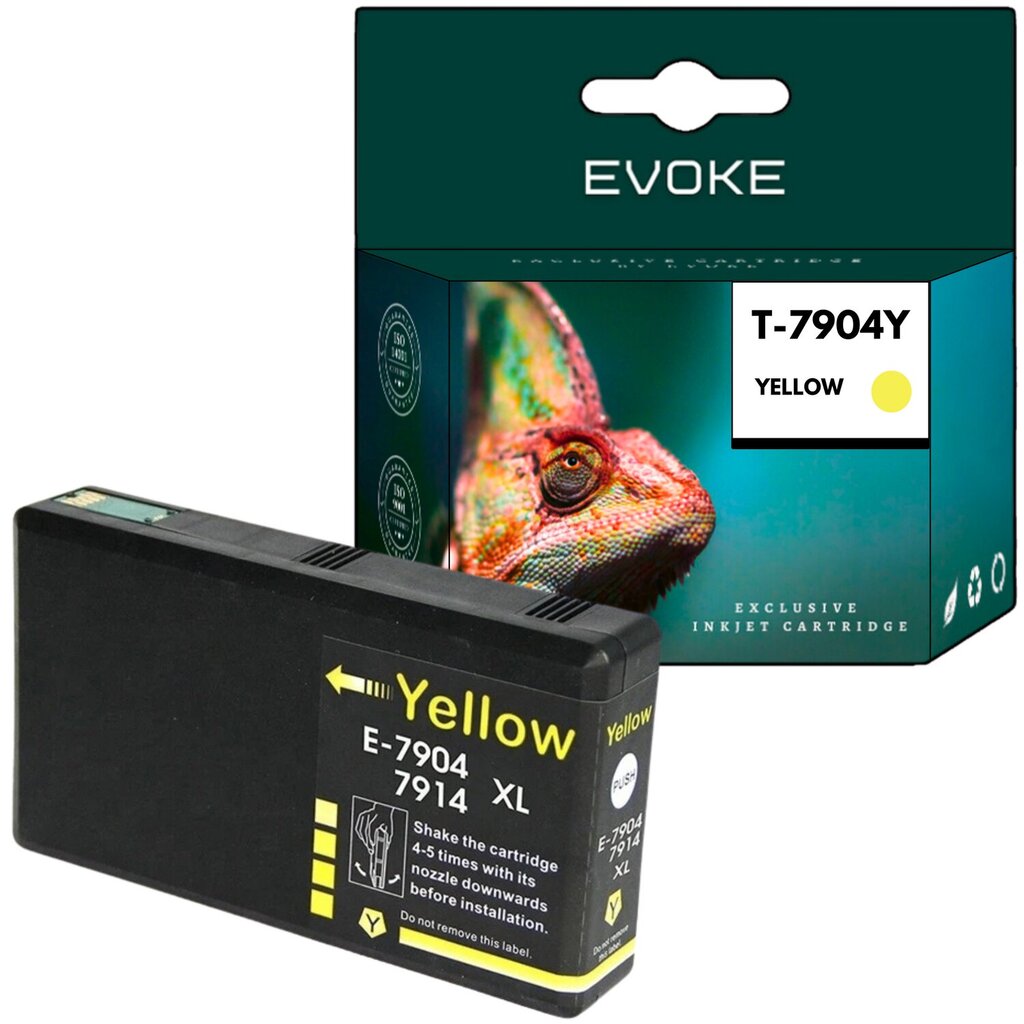 Epson T7904 tulostin värikasetti keltainen , 25 ml , 2000 sivua , C13T790904010 , yhteensopiva WorkForce Pro WF4630 WF4640 WF5110 WF5190 WF5690 kanssa. hinta ja tiedot | Mustekasetit | hobbyhall.fi