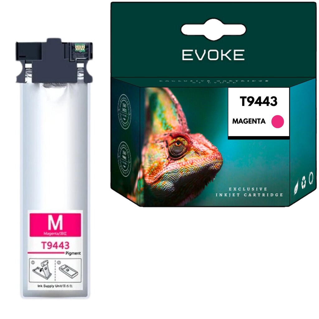 Epson T9443 magenta tulostin värikasetti , 40 ml , 3000 sivua , C13T944340 , yhteensopiva WF-C5210DW WF-C5290DW WF-C5710DWF WF-C5790DWF WF-C5790DWF kanssa. hinta ja tiedot | Mustekasetit | hobbyhall.fi