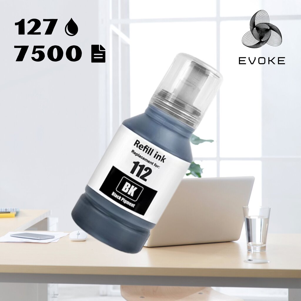 Epson 112 XL mustekasetti musta , 127 ml , 7500 sivua , C13T06C14A , yhteensopiva seuraavien kanssa: L15150 L15160 L6570 M15140 L6460 L15180 hinta ja tiedot | Mustekasetit | hobbyhall.fi