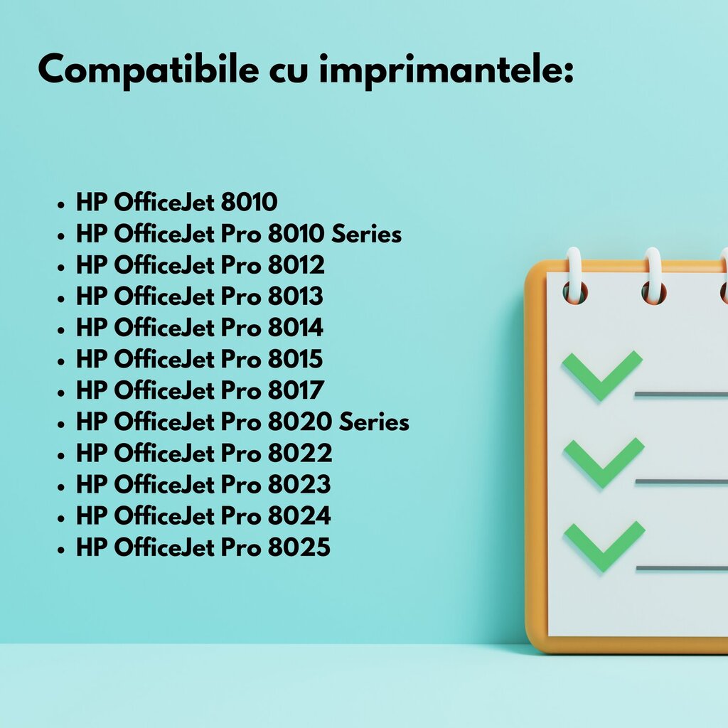 HP 912 XL -tulostinmustekasetti musta , 33 ml , 825 sivua , 3YL84AE , yhteensopiva seuraavien kanssa: 8010 8012e 8013 8014 8014e 8020 8022e 8024e 8025e 8025e 8025e 8025e hinta ja tiedot | Mustekasetit | hobbyhall.fi