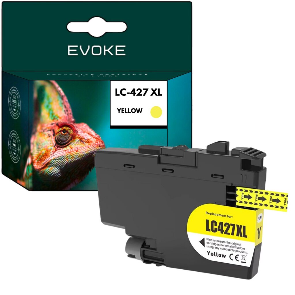 Mustekasetti Brother LC427XLY keltainen , 5000 sivua , LC427XLY , yhteensopiva MFCJ5955DW J6955D MFC-J6957DW J6959DW kanssa. hinta ja tiedot | Mustekasetit | hobbyhall.fi