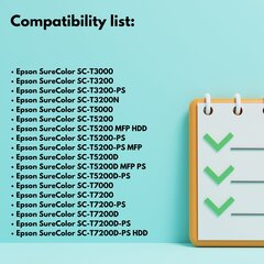 Epson T6941 mustekasetti musta , 700 ml , C13T694100 , yhteensopiva SC-T3000 SC-T3200 SC-T3200 SC-T3200-PS SC-T3200N SC-T5000 kanssa. hinta ja tiedot | Mustekasetit | hobbyhall.fi