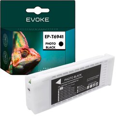 Epson T6941 mustekasetti musta , 700 ml , C13T694100 , yhteensopiva SC-T3000 SC-T3200 SC-T3200 SC-T3200-PS SC-T3200N SC-T5000 kanssa. hinta ja tiedot | Mustekasetit | hobbyhall.fi