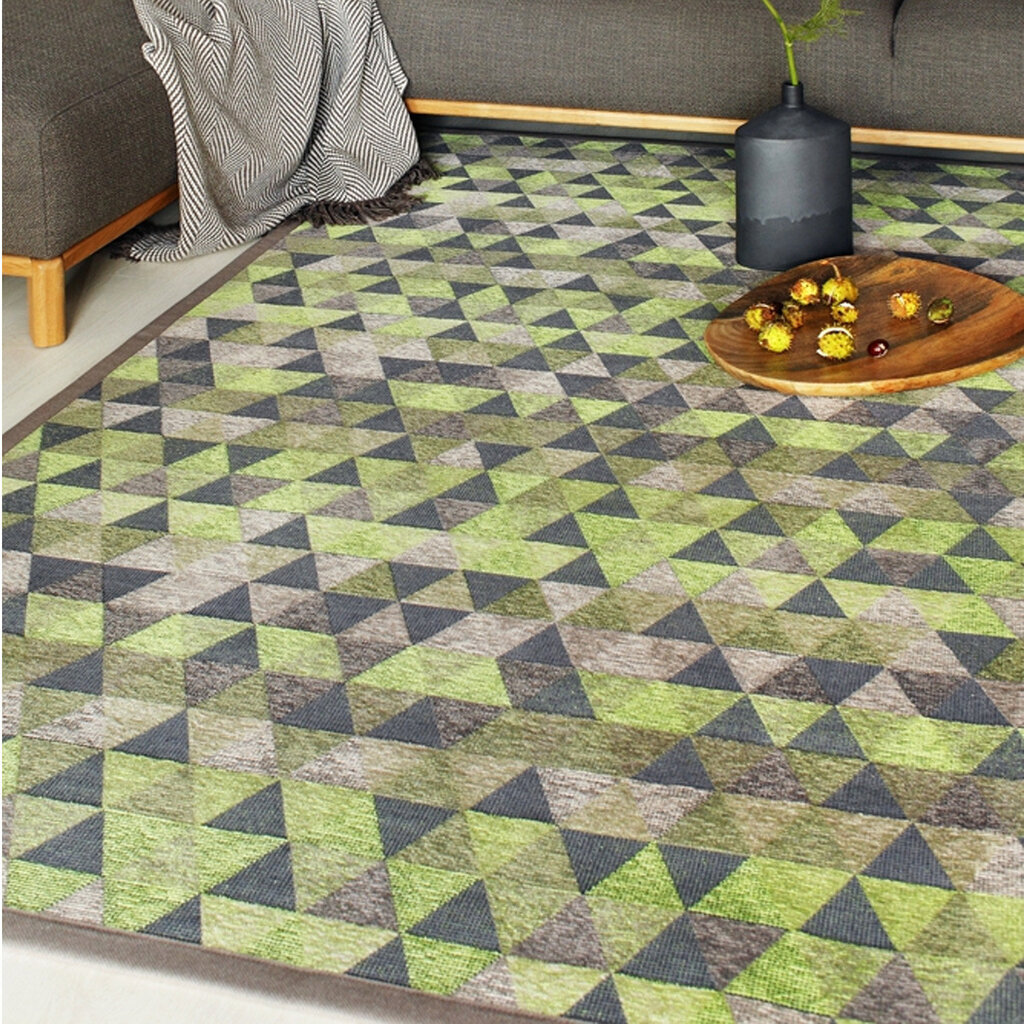 Narma Luke -smartWeave® chenillematto, kaksipuolinen, vihreä, 140 x 200 cm hinta ja tiedot | Isot matot | hobbyhall.fi