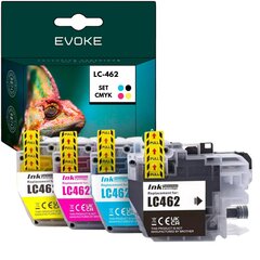 4 Brother LC462 CMYK XL -mustekasettisarja , 3000 sivua mustaa , 16 ml ja 1500 sivua kutakin väriä , LC-462 , yhteensopiva MFC-J2340DW MFC-J3540 MFC-J3940 MFC-J3940DW kanssa. hinta ja tiedot | Mustekasetit | hobbyhall.fi