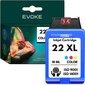 HP 22 XXL Ink Colour 22 XXL -tulostuskasetti yhteensopiva DeskJet 1410 1415 D1560 F4180 F2180 F2280 1415 1410 kanssa. hinta ja tiedot | Mustekasetit | hobbyhall.fi