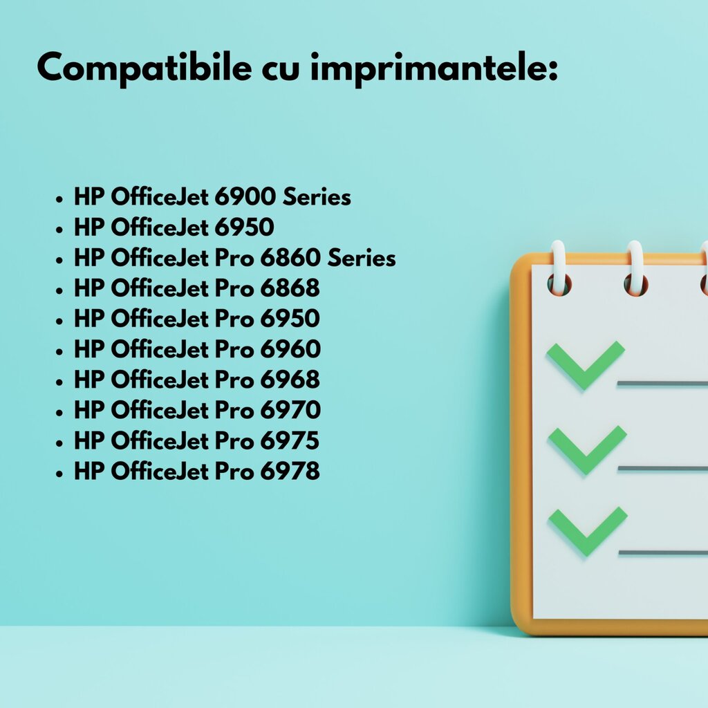 Tulostuskasetit HP 903 XL SET, 1900 sivua musta, 1120 sivua syaani keltainen punainen, muste yhteensopiva OfficeJet Pro 6900, 6950, 6860, 6868, 6950, 6960, 6968, 6970, 6975, 6978 kanssa. hinta ja tiedot | Mustekasetit | hobbyhall.fi