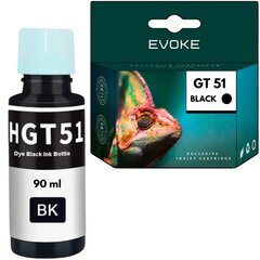 HP GT51 tulostimen mustepullo, musta, 90ml, 5600 sivua, yhteensopiva mustekasetti Ink Tank Wireless 315, 410, 415, 416, 417, 419, Smart Tank 500, 510, 515, 530, 610, 615, 670, 675, 720, 725, 790, 79 k hinta ja tiedot | Mustekasetit | hobbyhall.fi