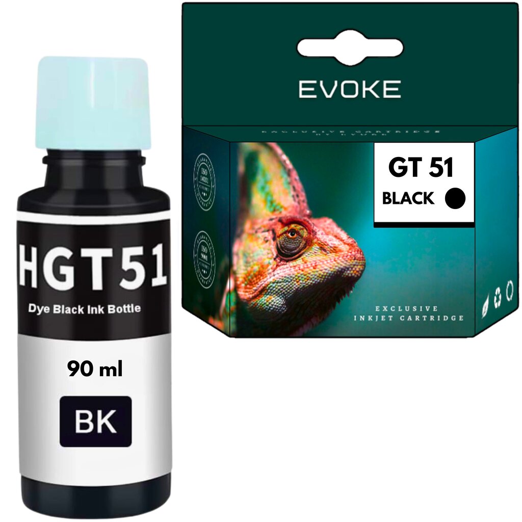 HP GT51 tulostimen mustepullo, musta, 90ml, 5600 sivua, yhteensopiva mustekasetti Ink Tank Wireless 315, 410, 415, 416, 417, 419, Smart Tank 500, 510, 515, 530, 610, 615, 670, 675, 720, 725, 790, 79 k hinta ja tiedot | Mustekasetit | hobbyhall.fi