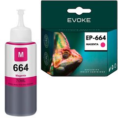 EPSON 664 punainen mustepullo, 70ml , 6400 sivua, yhteensopiva EcoTank L100, L110, L120, L121, L485, L455, L365, L386, L385, L382, L380, L355, ITS L3050, L3060, L3070 kanssa. hinta ja tiedot | Mustekasetit | hobbyhall.fi