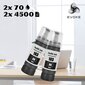 Epson 103 CMYK -tulostinmustesarja, 5 pulloa, 140 ml mustaa, 70 ml CMY, yhteensopiva EcoTank L1110, L1250, L3100, L3110, L3150, L3160, L3210, L3211, L3250, L3251, L3256, L5190, L5290, L5590, EcoTank L hinta ja tiedot | Mustekasetit | hobbyhall.fi