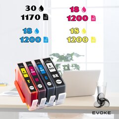 4 HP 655 CMYK tulostuskasetin sarja, 1170 sivua mustaa, 1200 sivua sinistä, punaista, keltaista, muste yhteensopiva DeskJet Ink Advantage 3525, 4615, 4625, 5000, 5500, 5520, 5525, 6520, 6525, 6525 kan hinta ja tiedot | Mustekasetit | hobbyhall.fi